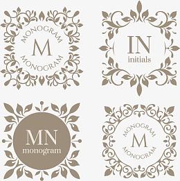 矢量古典花纹素材