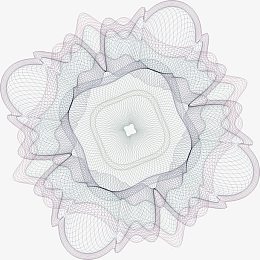 矢量证书防伪花纹底纹素材