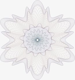 矢量证书防伪花纹底纹素材