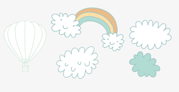 卡通云素材免费下载_觅元素