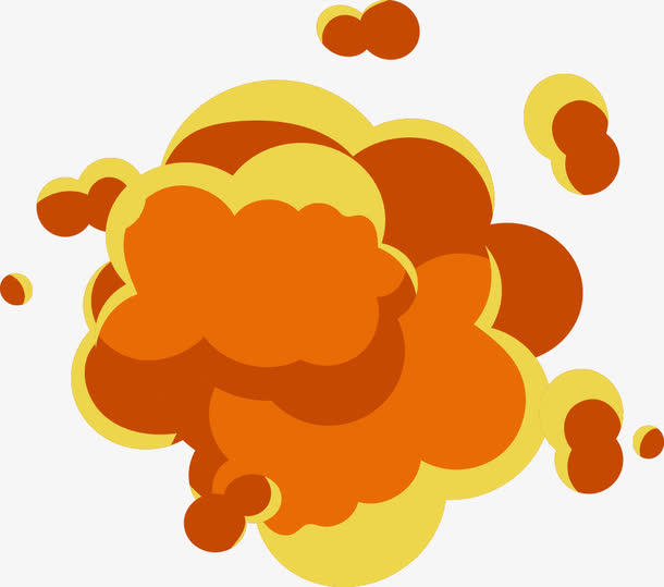卡通爆炸云