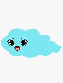 卡通筋斗云pngpng漂亮的卡通蓝色筋斗云pngpng可爱云朵pngpng筋斗云