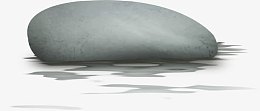 水面上的石头