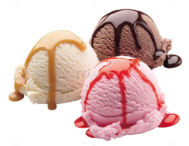 饮料素材冰淇淋图案