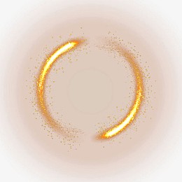 光环 黄色 元素 金