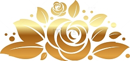 金色欧式花纹