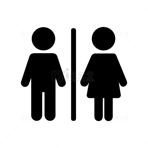 男女厕所图标