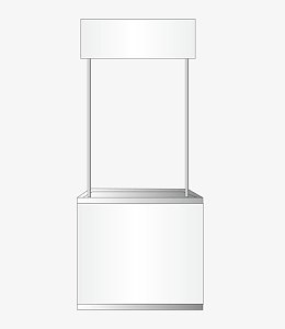 展示柜矢量图