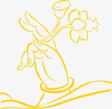 免抠矢量佛手莲花