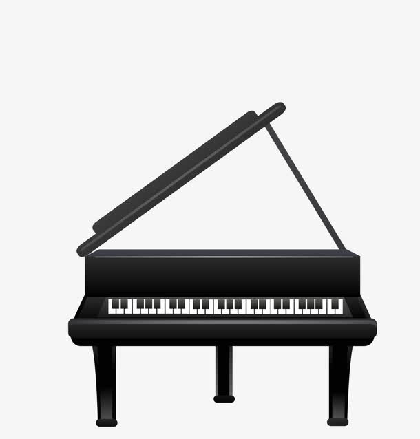 矢量手绘钢琴素材免费下载_觅元素