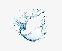 水波水纹水花泼洒水珠设计