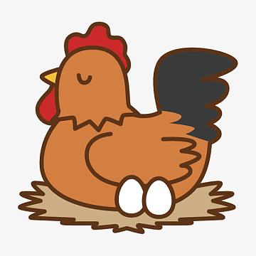 卡通母鸡
