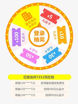 登录抽奖