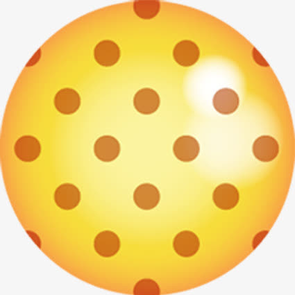 黄色卡通手绘饼干