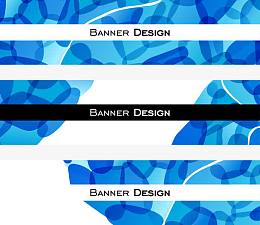 矢量蓝色抽象背景