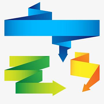 折纸箭头素材_折纸箭头图片元素-觅元素