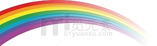 海报彩虹装饰