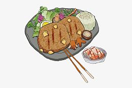 美食插画