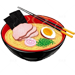 一碗日式拉面