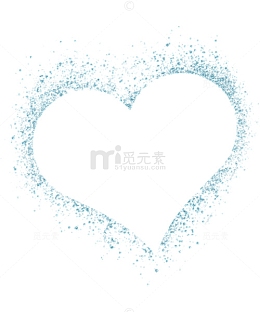 214情人节蓝色爱心背景