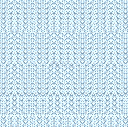 蓝色清新中国风海浪边框纹理