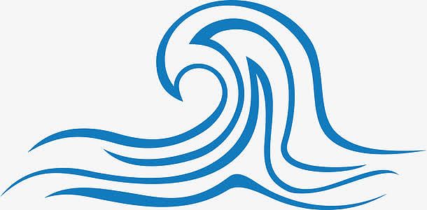 海浪剪影素材_海浪剪影图片元素-觅元素