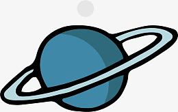 矢量卡通宇宙素材外星球