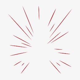 矢量漂浮放射状不同粗细直线