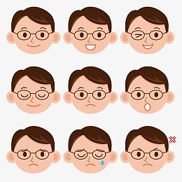 男士脸部表情包