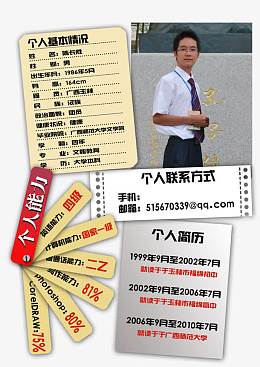 求职简历内页模板
