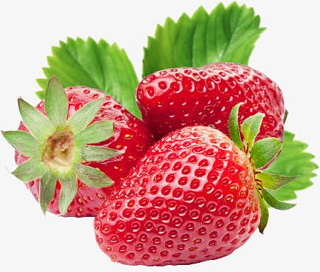 新鲜红色草莓水果