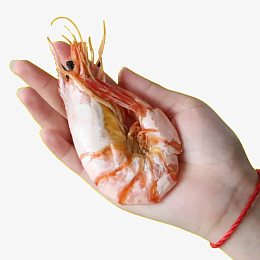 手拿大虾