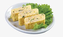 产品实物虾肉鸡蛋卷
