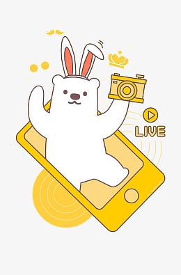 卡通小白兔