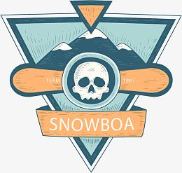 雪山探险俱乐部标志