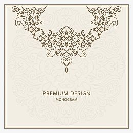 矢量虎纹贺卡素材