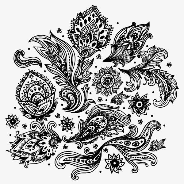 欧式古典花纹矢量素材