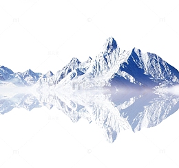 淘宝装饰背景雪山