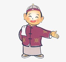 邀请客人的可爱店小二