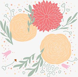 手绘花纹
