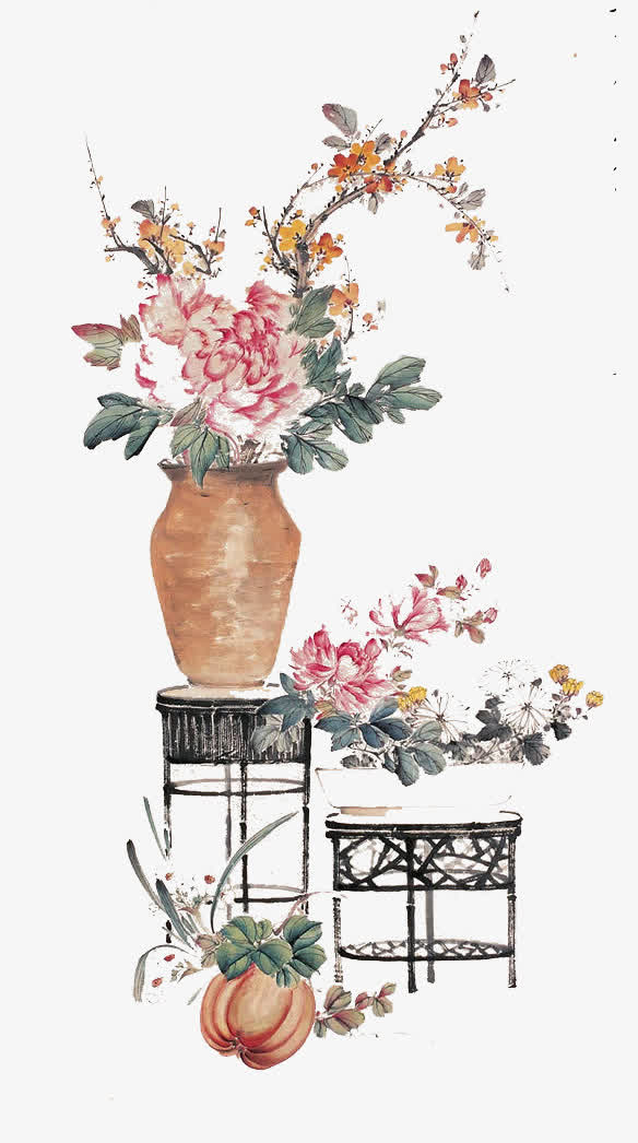 关键词 : 牡丹花,花瓶,花卉,盆栽[声明] 觅元素所有素材为用户免费