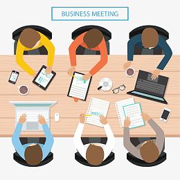一个高层商务会议图片下载