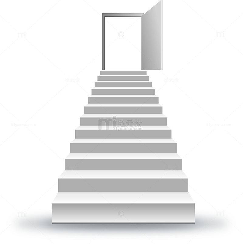 通往成功之门的台阶