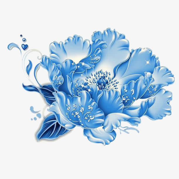 创意牡丹花