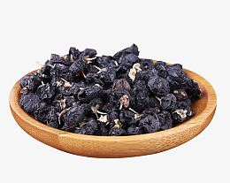 一碟黑枸杞