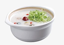 砂锅红枣青菜粥