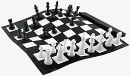 黑白国际象棋PNG免抠素材