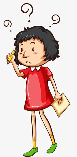 遇到难题女孩