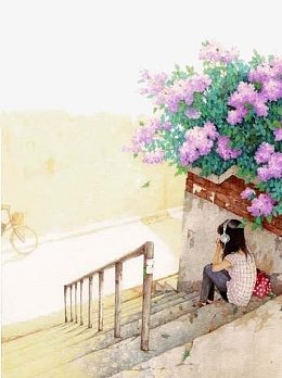 听歌的女孩漫画