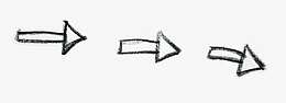 手绘箭头 